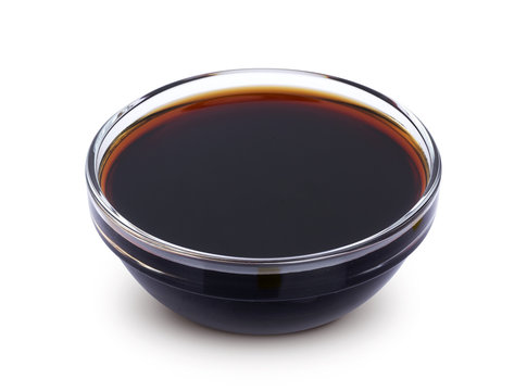 Soy sauce isolated on white background
