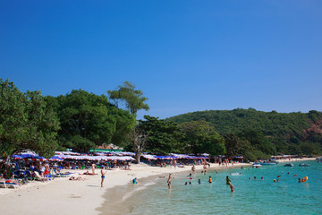 Fototapeta na wymiar Nual Beach, Koh Larn,thailand