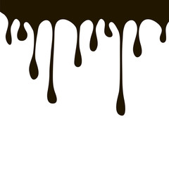 Blot on white background. Isolated blot. Vector illustration.