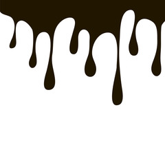 Blot on white background. Isolated blot. Vector illustration.