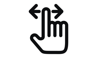 Vector - button - swipe - menu - navigation