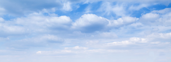 Blue sky background, natural panorama