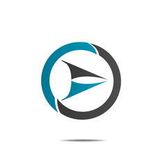 set of arrow icon logo sign illustration design isolated background