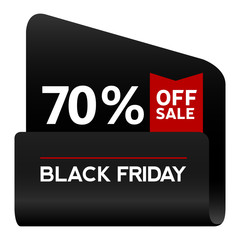 Black friday label