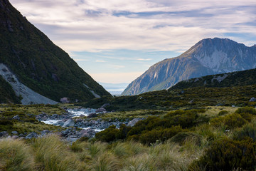 landscape of mt.cook national park, New Zealand
