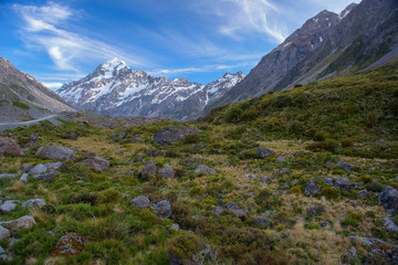 Obraz premium landscape of mt.cook national park, New Zealand