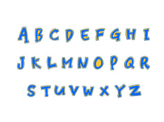 벡터 문자 / 손으로 쓴 글씨체