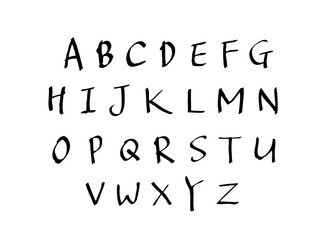 벡터 문자 / 손으로 쓴 글씨체