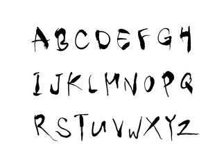 벡터 문자 / 손으로 쓴 글씨체