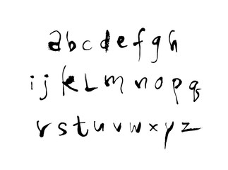 벡터 문자 / 손으로 쓴 글씨체