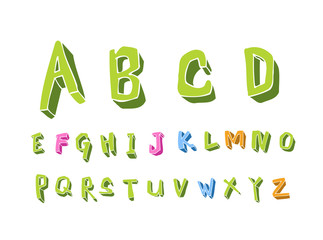 벡터 문자 / 손으로 쓴 글씨체