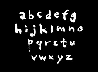 벡터 문자 / 손으로 쓴 글씨체