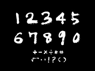 벡터 문자 / 손으로 쓴 글씨체