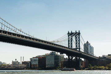 Fototapeta na wymiar Manhattan Bridge in New York City