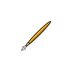 pen flat vector icon