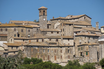 Panoramic view of Lugnano in Teverina (Umbria, Italy)