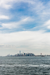 Naklejka premium Manhattan skyline 