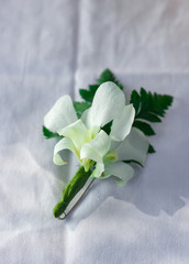 Wedding boutonniere flower
