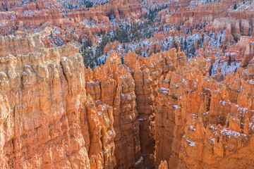 Bryce Canyon National Park Winter Landscape