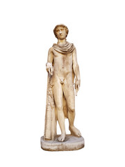 ancient statue isolated