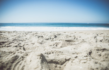 Fototapeta na wymiar Beach blurred concept