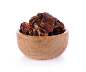Tamarind isolated on the white background