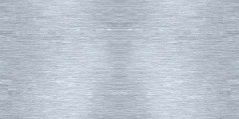 Wide silver metallic wall aluminum industrial textured background