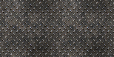 Wide silver metallic wall aluminum industrial textured background