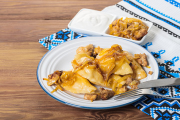 cooked dumplings