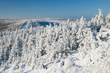 Winterlandschaft im Gebirge