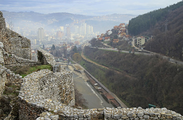 city Uzice on the south of Serbia