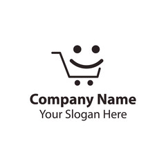 Happy shop logo design