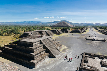 Teotihuacán archeological site in Mexico