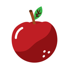 apple fruit icon image vector illustration design