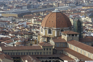 Obraz premium aerialview of florence