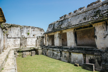 Mayan archeological site in Palenque Mexico