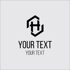 Letter H Logo design concept 