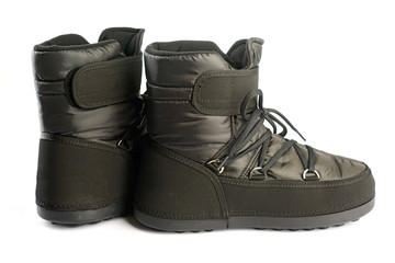 Shoes on a white background