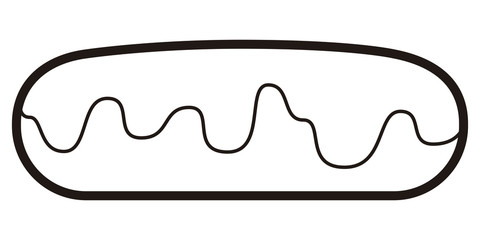 Isolated bread icon