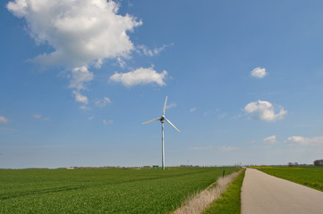 Windrad am Bakenberg auf R&uuml;gen