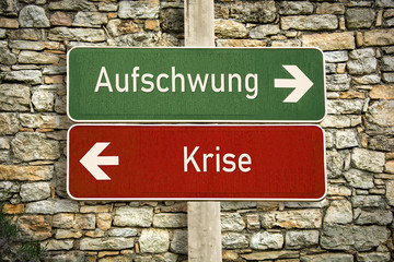 Schild 316 - Aufschwung