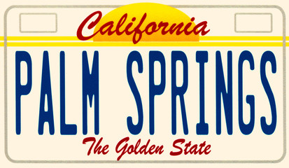 A California golden state plate 
