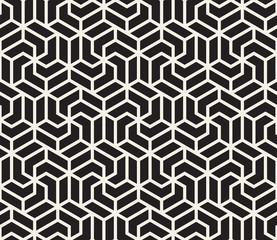 Vector seamless pattern. Modern stylish abstract texture. Repeating geometric tiles
