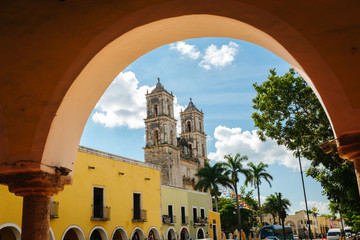 Cathedral in Valladolid Mexico