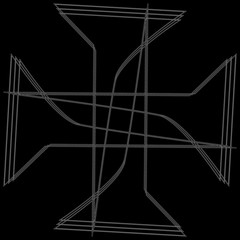 Holiday patterns of stars of snowflakes and flowers for gifts