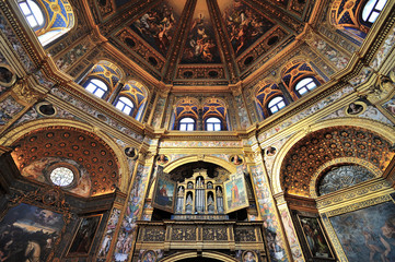 Fototapeta na wymiar Lodi Tempio Civico santuario della Beata Vergine Incoronata