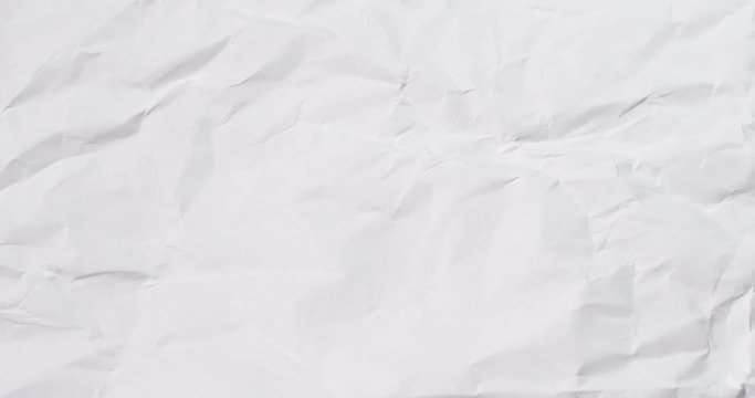 White paper wrinkle in rotation
