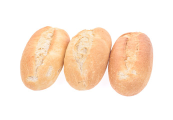Bread buns isolated on white background