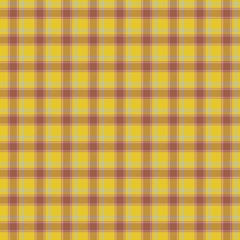 Ochre yellow rural checkered squared tartan textile product pattern