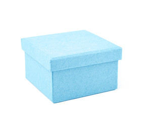 Paper gift box isolated